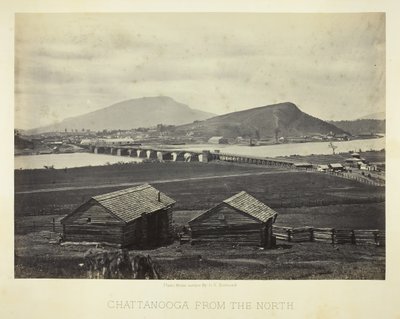 Chattanooga vanuit het noorden, 1864 door George N. Barnard