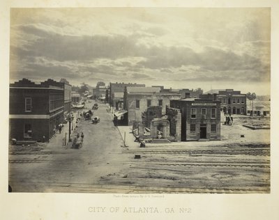 Stad Atlanta, GA, nr. 2 door George N. Barnard
