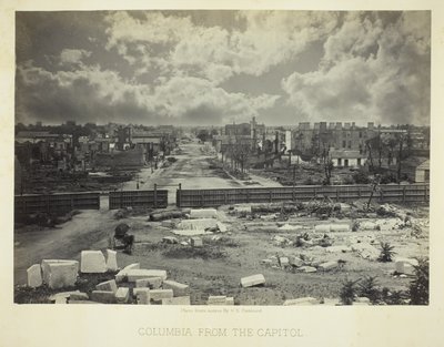 Columbia van het Capitool door George N. Barnard