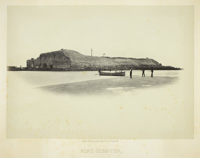Fort Sumpter door George N. Barnard