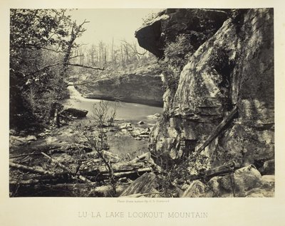 Lu-La Lake Uitzichtberg door George N. Barnard