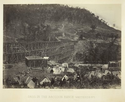 Pas in de Raccoon Range, Whiteside No. 1 door George N. Barnard