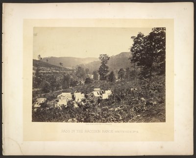 Pas in de Raccoon Range, Whiteside nr. 2 door George N. Barnard
