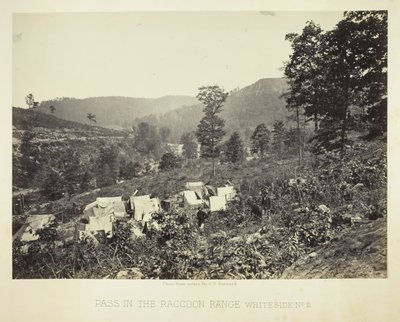 Pas in de Raccoon Range, Whiteside No. 2 door George N. Barnard