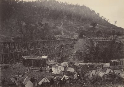 Pas in de Racoon Range, Whiteside No. 1, 1860s door George N. Barnard