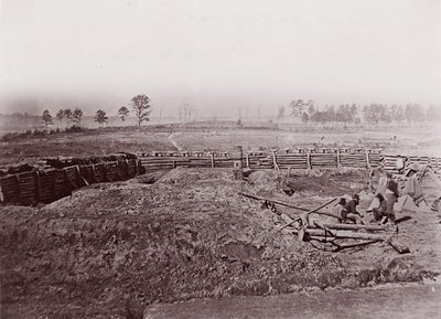 Opstandige versterkingen voor Atlanta, ca. 1864 door George N. Barnard