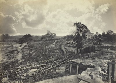 Rebellenwerken voor Atlanta, GA, nr. 1, 1864 door George N. Barnard