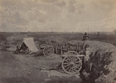 Rebellenwerken voor Atlanta, GA, nr. 4 door George N. Barnard