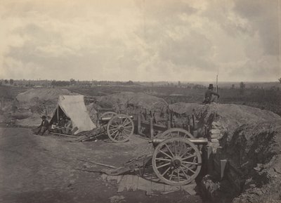 Opstandige werken voor Atlanta, Georgia nr. 4, 1860s door George N. Barnard