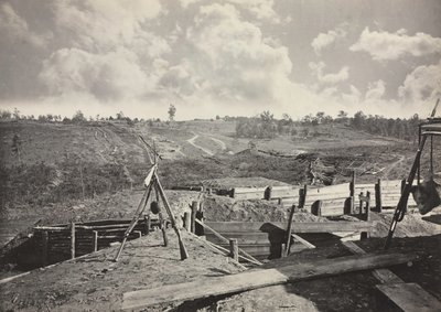Rebel Works voor Atlanta, Georgia, nr. 5 door George N. Barnard