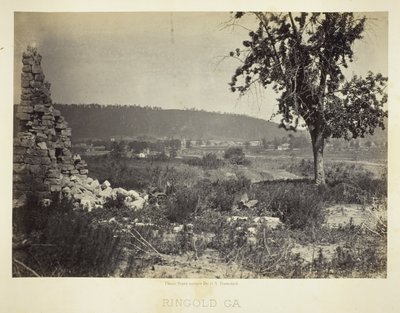 Ringold, GA door George N. Barnard