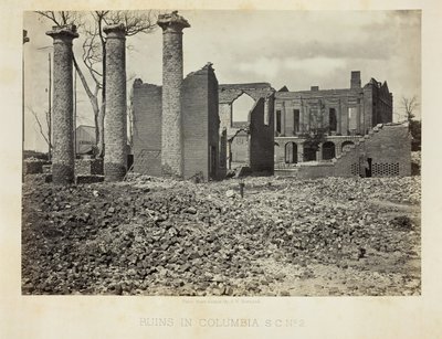 Ruïnes in Columbia, S.C., No. 2, 1865 door George N. Barnard