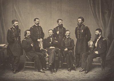 Sherman en zijn generaals door George N. Barnard