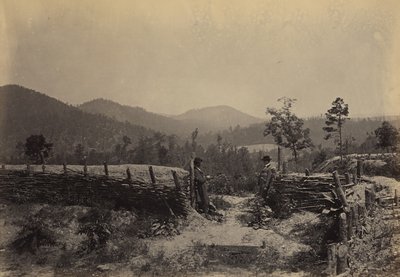 De Allatoona-pas, Georgia door George N. Barnard