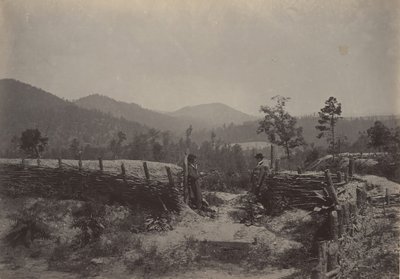 De Allatoona Pas, Georgia, 1860s door George N. Barnard