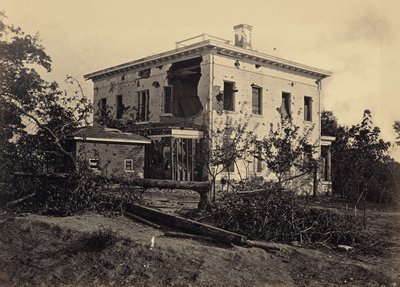 Het Potter House, Atlanta door George N. Barnard
