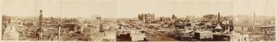 Naamloos Chicago na de Brand van Chicago, 1871 door George N. Barnard