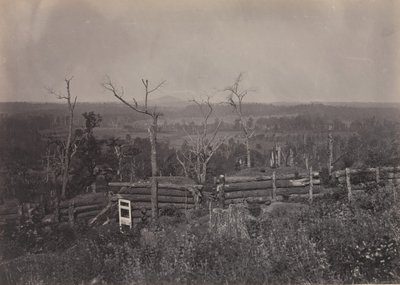 Uitzicht op Kenesaw Mountain, Georgia, 1860s door George N. Barnard