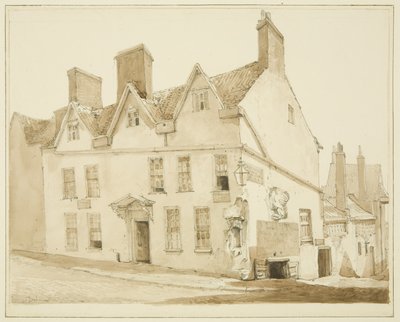 Hoek van Pipe Lane en Frogmore Street door George Orleans Delamotte