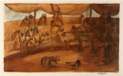 Hanengevecht, Santo Domingo door George Overbury Pop Hart