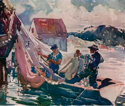 Netten Oprollen, c1930 door George Pearse Ennis