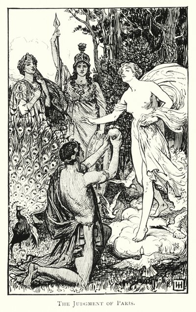 Odyssee: Het oordeel van Parijs door George Percy Jacomb Hood