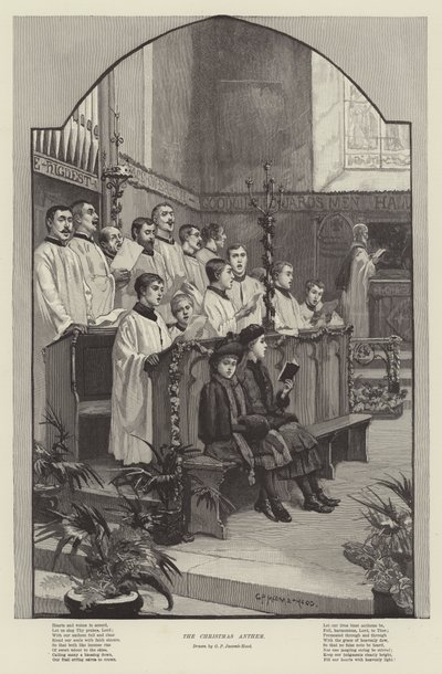 Het Kerstlied door George Percy Jacomb Hood