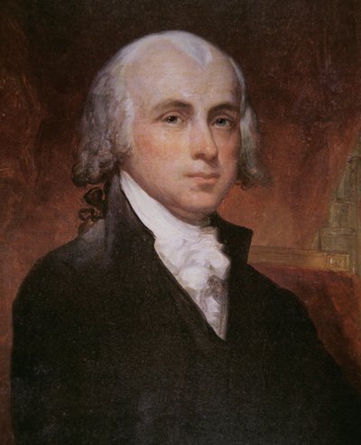 James Madison (1751-1836) door George Peter Alexander Healy