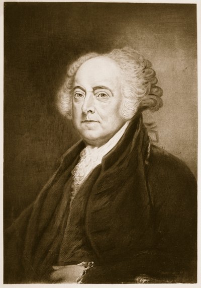 John Adams, 2e President van de Verenigde Staten van Amerika, uitgegeven 1901 door George Peter Alexander Healy