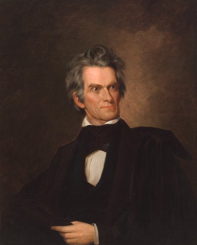 John C. Calhoun, ca. 1845 door George Peter Alexander Healy