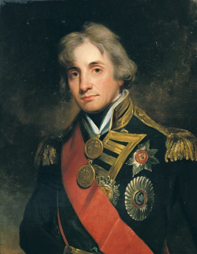 Portret van Nelson (1758-1805) door George Peter Alexander Healy