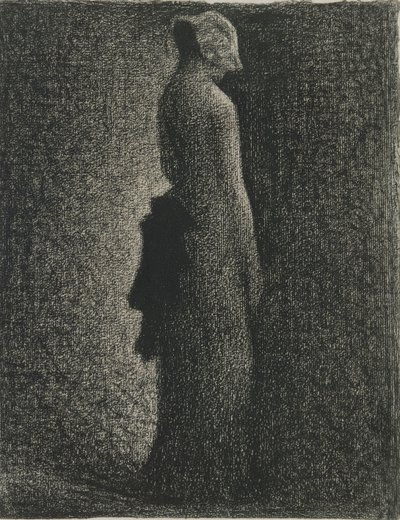 De zwarte boog, ca. 1882 door George Pierre Seurat