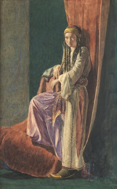 Een Turks Meisje, 1853 door George Price Boyce
