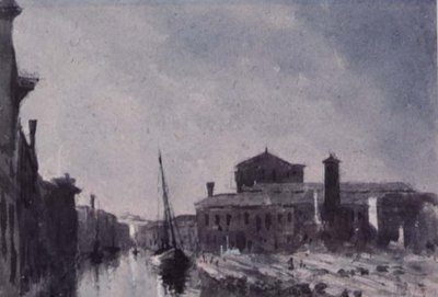 De Sacca Della Misericordia, Venetië door George Price Boyce