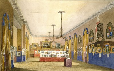 Een Tentoonstelling in het Oude Stadhuis, Oxford, 1854 door George Pyne