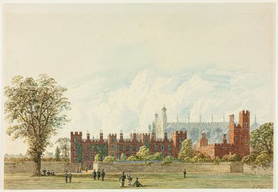 Eton vanaf de speelvelden door George Pyne