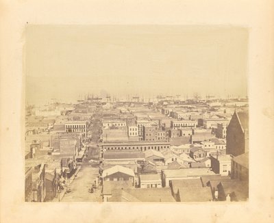 Uitzicht op Sacramento Street. door George R. Fardon