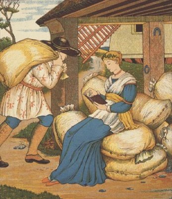 De prinses leest uit Repelsteeltje door George R. Halkett