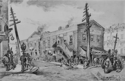 De Oude Slip Markt, 1881 door George Reynolds