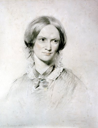 Charlotte Bronte, Engelse romanschrijfster, 1850 door George Richmond
