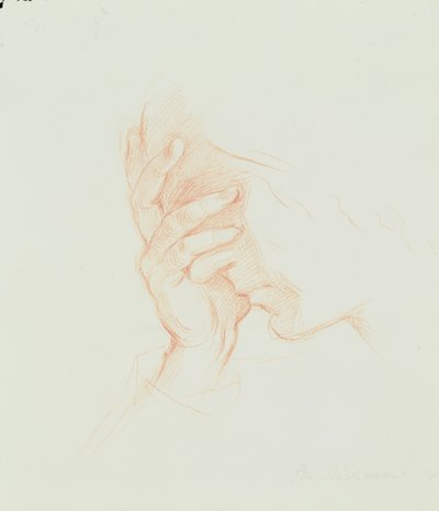 Hoofdstudie van een vrouw, ca. 1835 door George Richmond