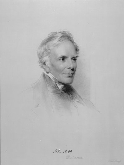 John Keble, gegraveerd door William Holl Jr naar een tekening van 1863 door George Richmond