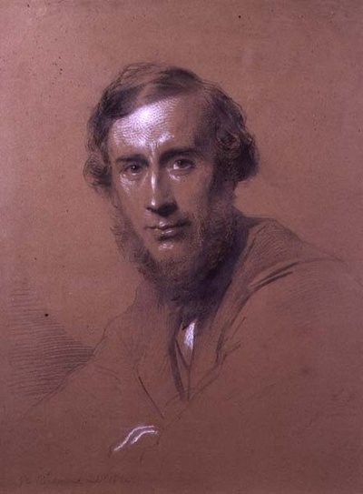 John Tyndall (1820-93) 1864 door George Richmond