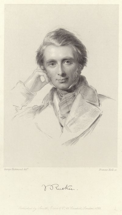 Portret van John Ruskin door George Richmond