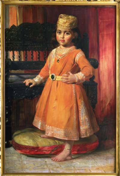 Portret van prins Albert, oudste zoon van Maharaja Duleep Singh door George Richmond