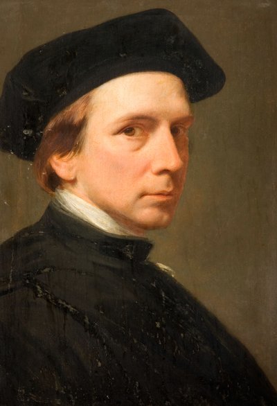 Portret van de kunstenaar Zelfportret (1853-55) door George Richmond