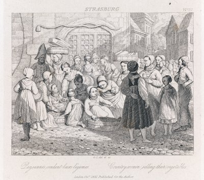 Boeren Verkopen, Straatsburg door George Robert Lewis
