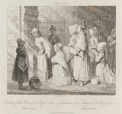 Groetende Maagd, Wenen, c.1821 door George Robert Lewis