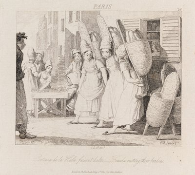 Rustende Vrouwen, Parijs, c.1821 door George Robert Lewis