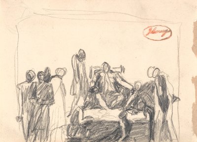 De tijdperken van de mensheid: De geboorte van de mens door George Romney